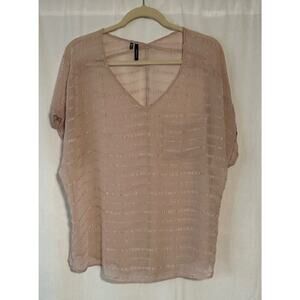 Maurice Woman’s Size XL Short Sleeve Blouse Top Shirt